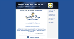 Desktop Screenshot of lebanonbolognafest.com