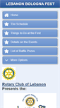 Mobile Screenshot of lebanonbolognafest.com